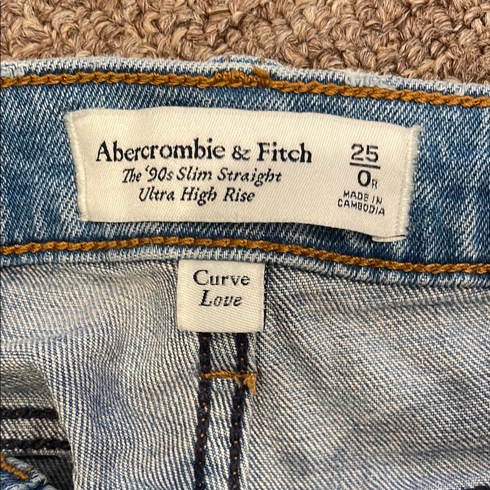 Abercrombie & Fitch The 90s Slim Straight Ultra High Rise - Picture 5 of 5